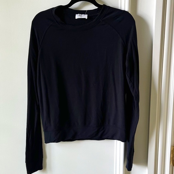 Stripe & Stare Essential Sweatshirt :: Black - Picture 1 of 4